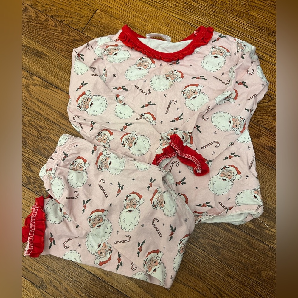 Cecil and Lou Santa Pajamas